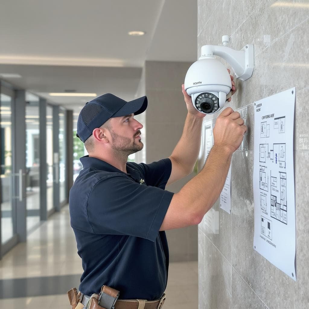 Commercial Camera Installation & Coverage Planning