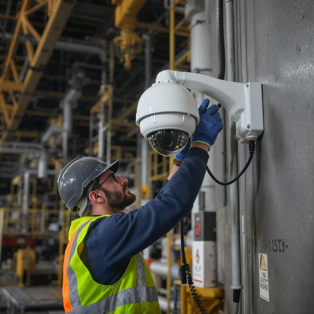 Industrial CCTV Installation