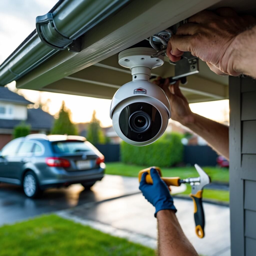 Outdoor Security Camera Installation